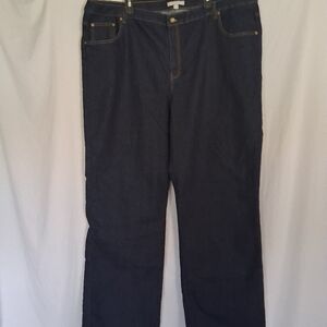 Woman Within Navy Denim Pants